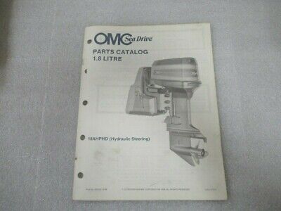 PM167 1986 OMC Sea Drive 1.8 Litre 18AHPHD Parts Catalog Manual P/N 985420