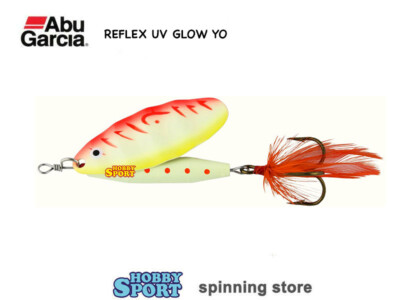 REFLEX UV GLOW ABU GARCIA 12 GR COL. YO ARTIFICIALE CUCCHIAINO ROTANTE 1450892