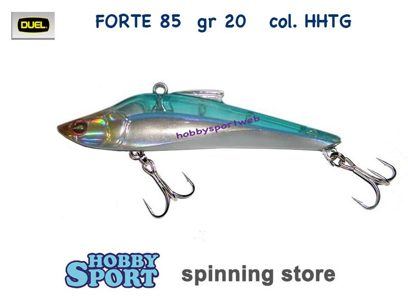 ARTIFICIALE SPINNING DUEL FORTE 85 S LIPLESS SINKING  GR 20 col HHTG BLUE SILVER