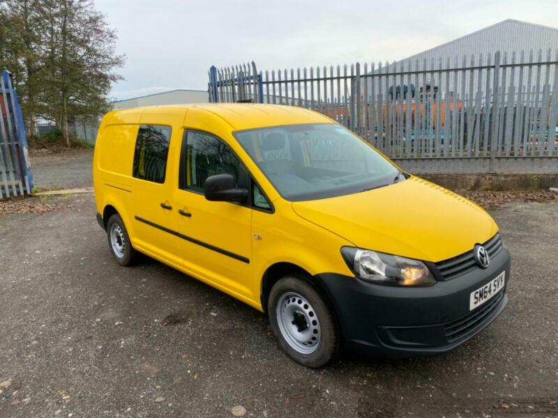 Volkswagen Caddy Maxi 1.6TDI 5 Seat Kombi Crew Van 67k. FSH. Tailgate