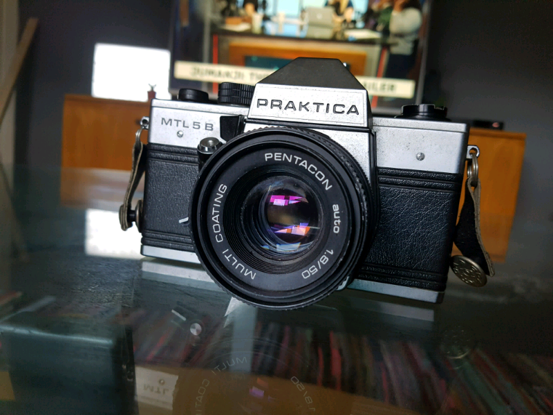 Vintage 1985 Praktica MTL 5B 35mm SLR FILM CAMERA in Wishaw, North
