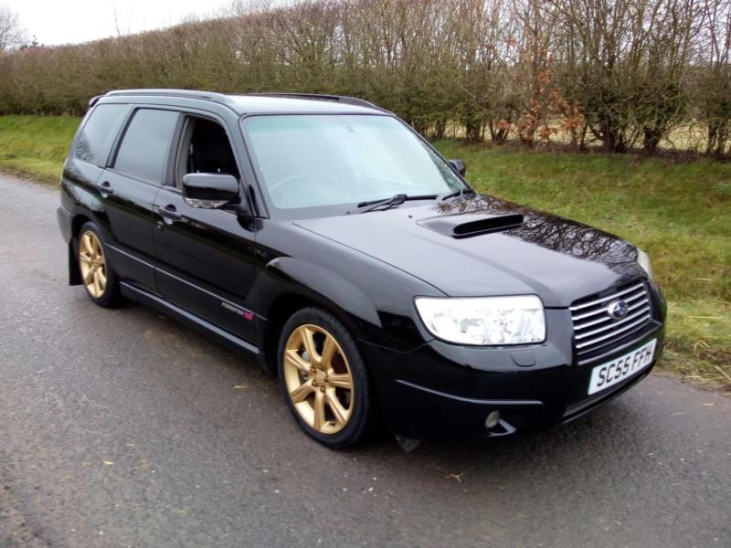 2005 SUBARU FORESTER XT 2.5 TURBO AUTO 4X4, BLACK, LEATHER