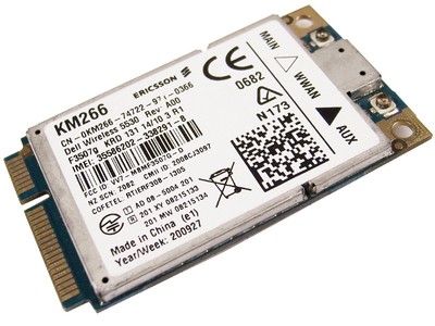 Dell Wireless 3g WWAN HSPA Mini PCie 5530 Card KM266 Broadband Laptop Wireless