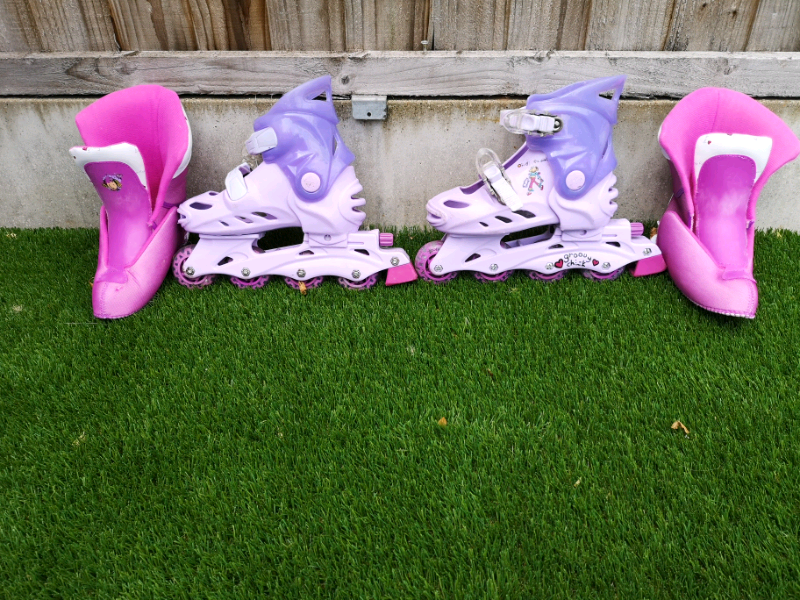 Groovy chick adjustable in line roller skates in Arnold