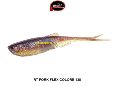 MOLIX RT FORK FLEX 4" COLORE 138 WAKASAGI  LIGHT SPINNING CONF 4 PZ