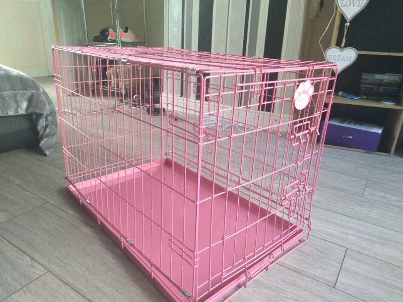 Pink dog cage in Newton Aycliffe, County Durham Gumtree