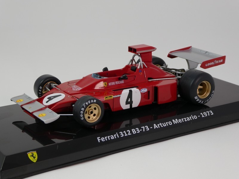 Ixo Die Cast F1 Ferrari 312 B3 #4 Arturo Merzario 1973 1/24