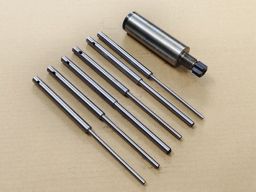 6 Pcs Sioux Valve Seat Grinder Straight Pilots With Holder Sioux +Drive Ball