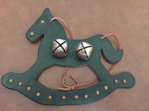 Rocking Horse Door Hanger With Bells