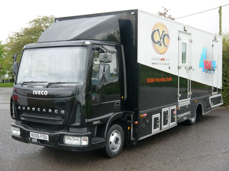 IVECO EUROCARGO MOBILE RECORDING STUDIO EXHIBITION SHOP RACE YOUTH