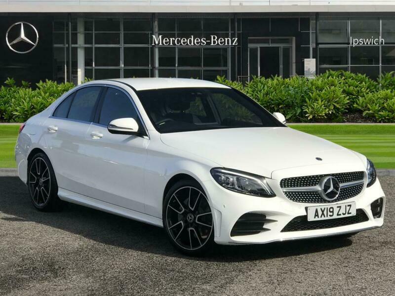 2019 MercedesBenz C Class C180 AMG Line Premium 4dr Auto Petrol white
