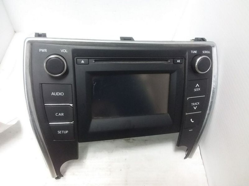 2016 2017 Toyota Camry CD Player Radio w/ Dash Display Screen USED