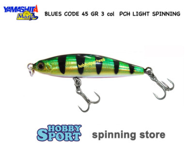 BLUES CODE 45 COL. PCH 3 GR SINKING 4.5 CM YAMASHITA MARIA LIGHT SPINNING MARE