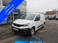 2022 Peugeot Partner BlueHDi 1000 Professional Premium + Euro 6 White Van 1.5 5d
