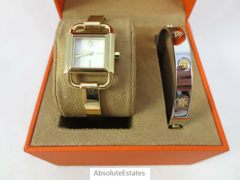 TORY BURCH ゴールド グリーン 時計 Tory Burch Limited Edition Women's Robinson Gold-tone 38mm