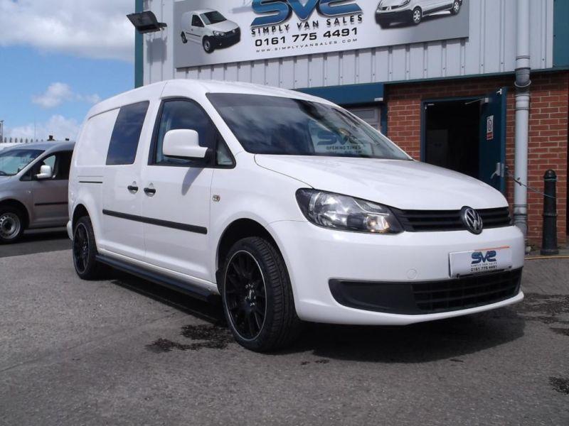 13REG VW CADDY MAXI LWB KOMBI CREW VAN SPORTLINE R LINE LOOKS BLACK