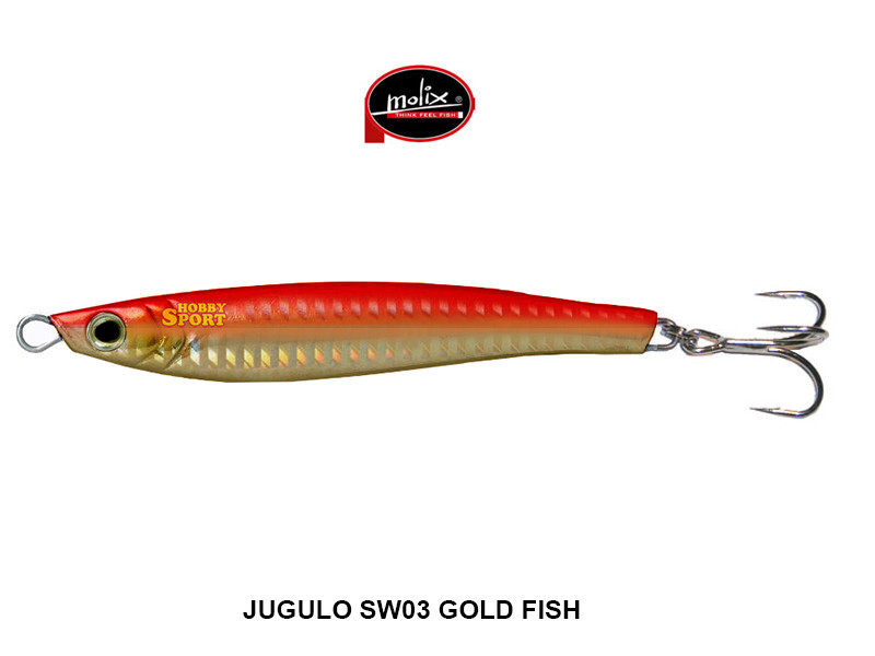 MOLIX JUGULO CASTING 80 GR COLORE SW03 GOLD FISH  ORIGINALE SPINNING MARE