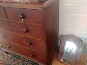 Early Australian Colonial Cedar Chest Of Drawers Antiques