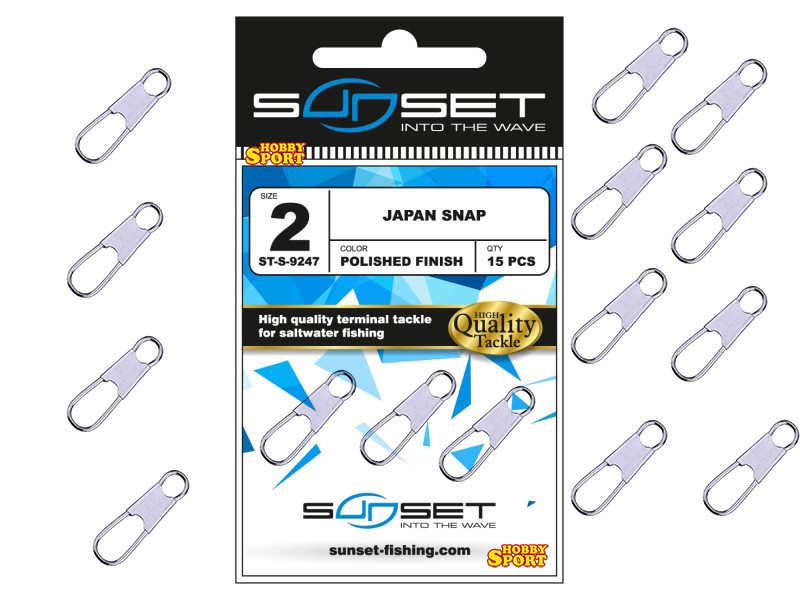 MOSCHETTONI JAPAN SNAP SUNSET SIZE 2 PER OPPAI CONF. 30 PZ TATAKI FISHING 2 CONF