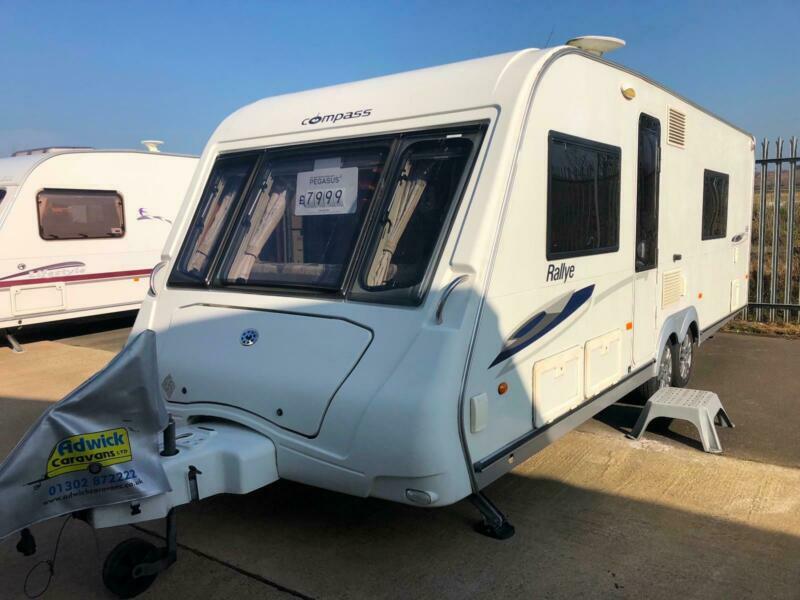 Compass Rallye 650 2008 Fixed Single Beds Twin Axle in Doncaster