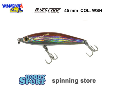 BLUES CODE 45 COL. WSH 3 GR SINKING 4.5 CM YAMASHITA MARIA LIGHT SPINNING MARE