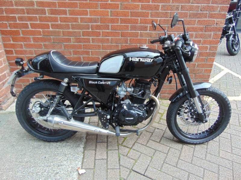 2018 HANWAY HC125 BLACK CAFE RACER - LEARNER LEGAL 125 ...