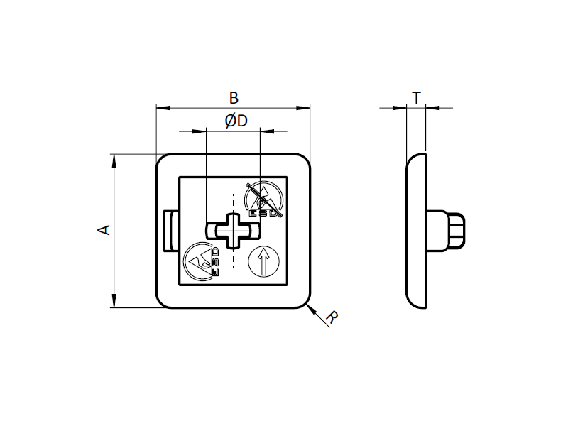 Profilabdeckkappe 20 I-Typ Nut 5