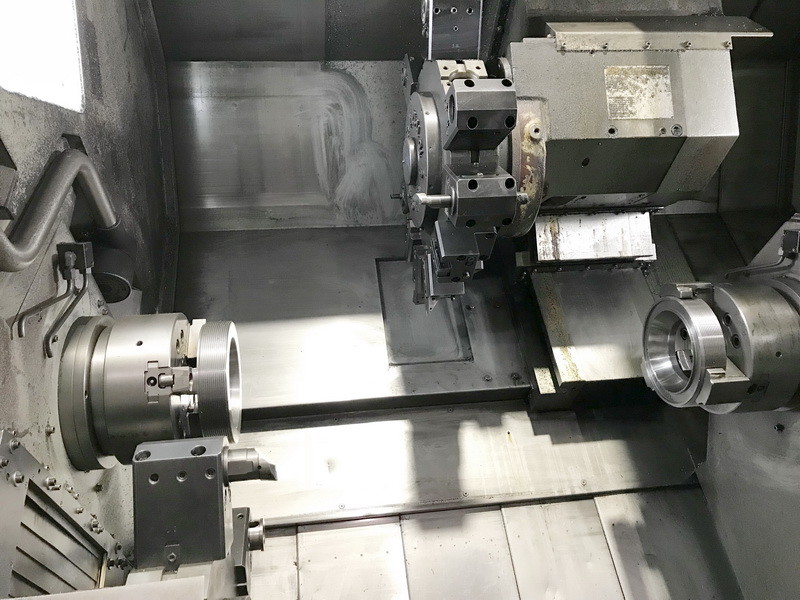 2012 HYUNDAI KIA SKT250TTSY 7-AXIS,  TWIN SPINDLE CNC LATHE