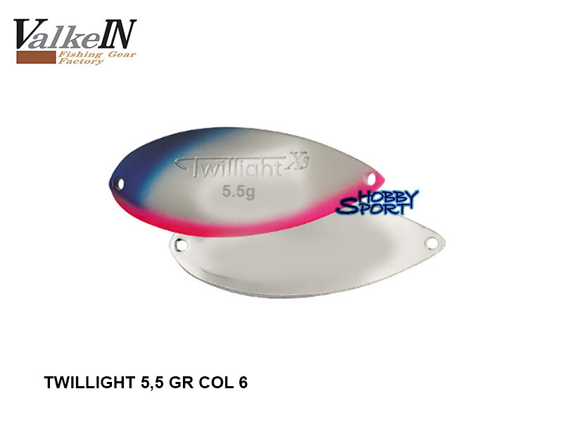 VALKEIN SPOON TWILLIGHT XS  5,5 GR   COLORE 6 BSP JAPAN TROUT AREA SPIN