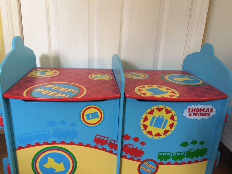 Thomas the Tank Engine wooden toy box in Carrickfergus, County Antrim