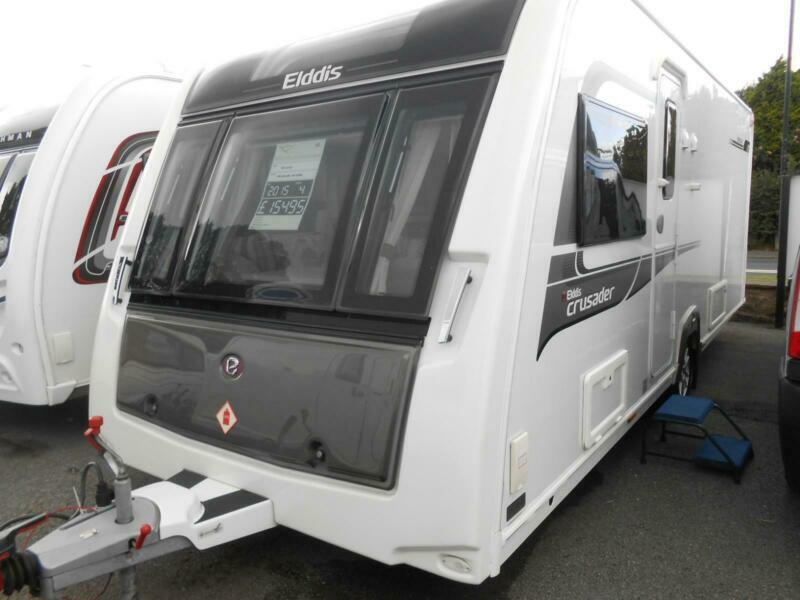 2015 Elddis Crusader Mistral Luxury Fixed Island Bed Touring Caravan