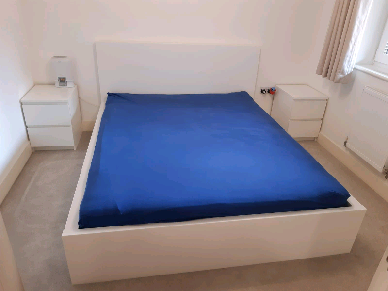 Malm Bed Frame High Black Brown 160x200 Cm Ikea