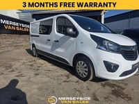 2018 Vauxhall Vivaro 2900 1.6CDTI BiTurbo 125PS Sportive H1 D/Cab PANEL VAN DIES