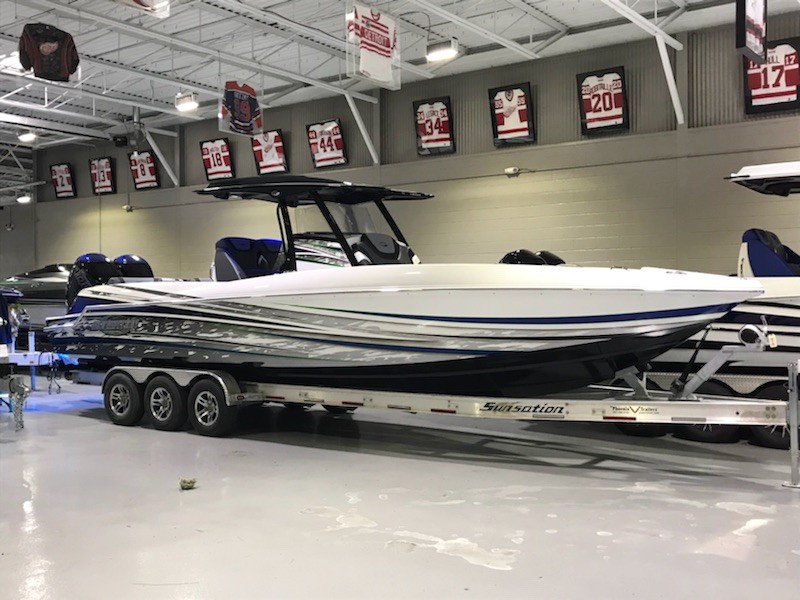 2018 Sunsation CCX 32 Ft Center Console Performance Twin Mercury 400 Outboard