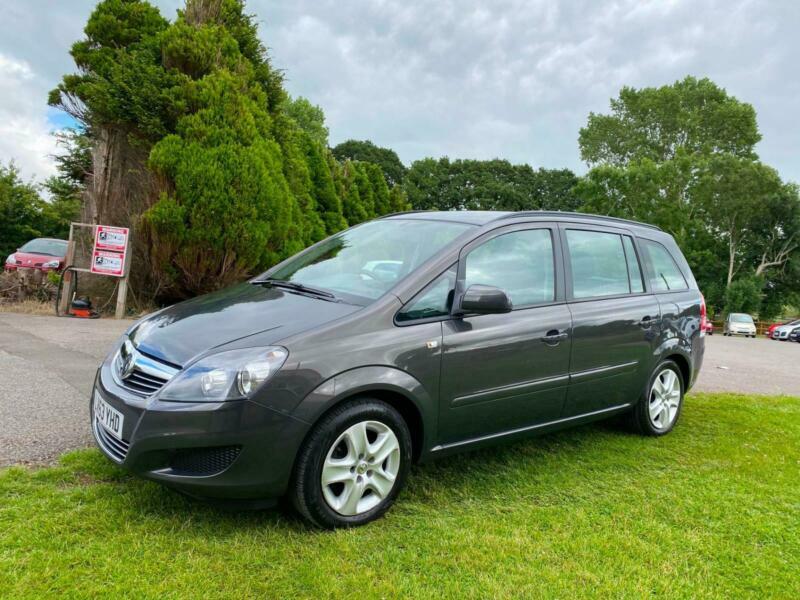 2013 Vauxhall Zafira 1.8i Petrol Manual Exclusiv Grey 7 Seater Estate