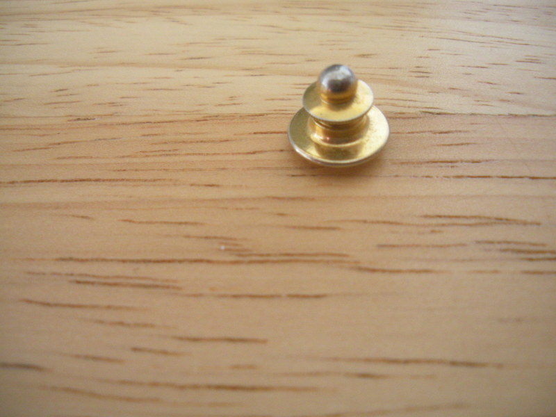 14k Gold Brown Enamel Pony Horse Tie Tac ~ Lapel Pin ~ Hat Pin