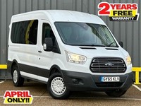 2015 Ford Transit 2.2 TDCi 350 HDT Trend Minibus 4dr Diesel Manual L2 H2 (196 g/