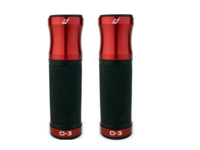 DRIVEN RACING D3 GRIPS Red / Black For 7/8'' Bars