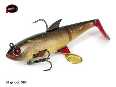 MOLIX PIKE SHAD 140 5,5'' COLORE 503 RUDD 60 GR PESCA SPINNING LUCCIO