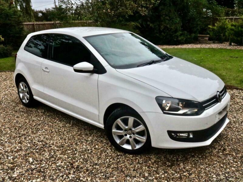 2012 (62) Volkswagen Polo 1.2 60ps Match 3 DOOR HATCHBACK MANUAL WHITE