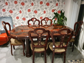 Only £260: 6 Chairs + Italian Style Dining Table