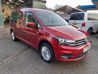 Volkswagen Caddy Maxi C20 LIFE TDI MAXI 5 SEAT WAV WITH FOLD FLAT RAMP AND LOWER