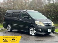 TOYOTA ALPHARD 2008 CAMPER CONVERTED VAN 3.0 V6 PETROL AUTOMATIC HIGH SPEC