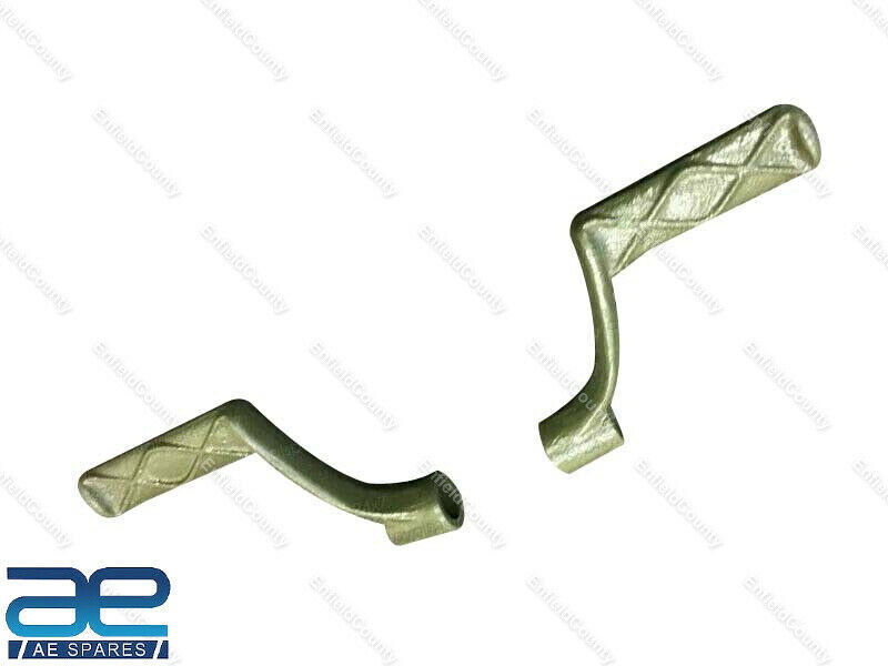 Pair BSA M20 WD Rigid Riders Front Footrest Green 1939 -1945 66-4913 