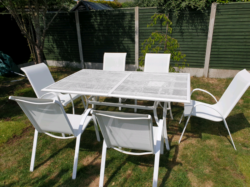 Garden furniture white aluminium in Southampton, Hampshire Gumtree