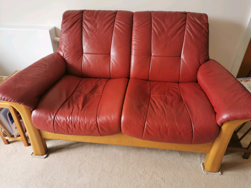 Ekornes Stressless 2 seater sofa in Great Ayton, North Yorkshire