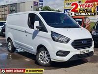 2022 Ford Transit Custom 2.0 300 EcoBlue Limited Panel Van 5dr Diesel Manual L1 