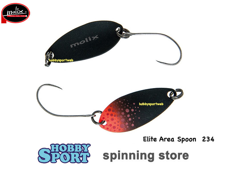 ELITE AREA SPOON MOLIX  COL. 234  GR 1,5  ESCA TROTA LAGO FIUME
