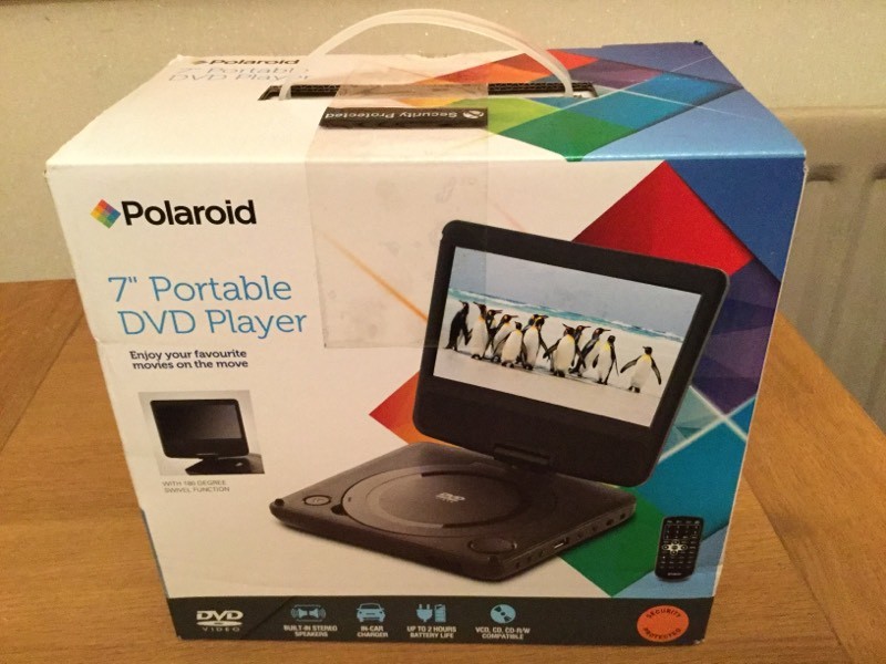 POLAROID 7 inch portable DVD player BRAND NEW | in Muxton, Shropshire
