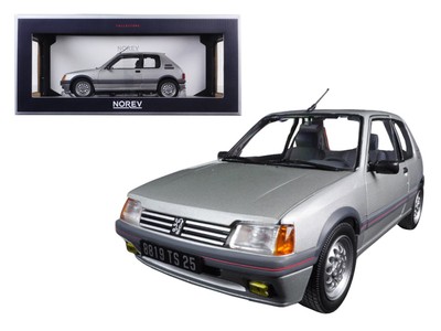 1988 Peugeot 205 Gti 1.6 Futura Grey 1:18 Diecast Model Car by Norev 184852